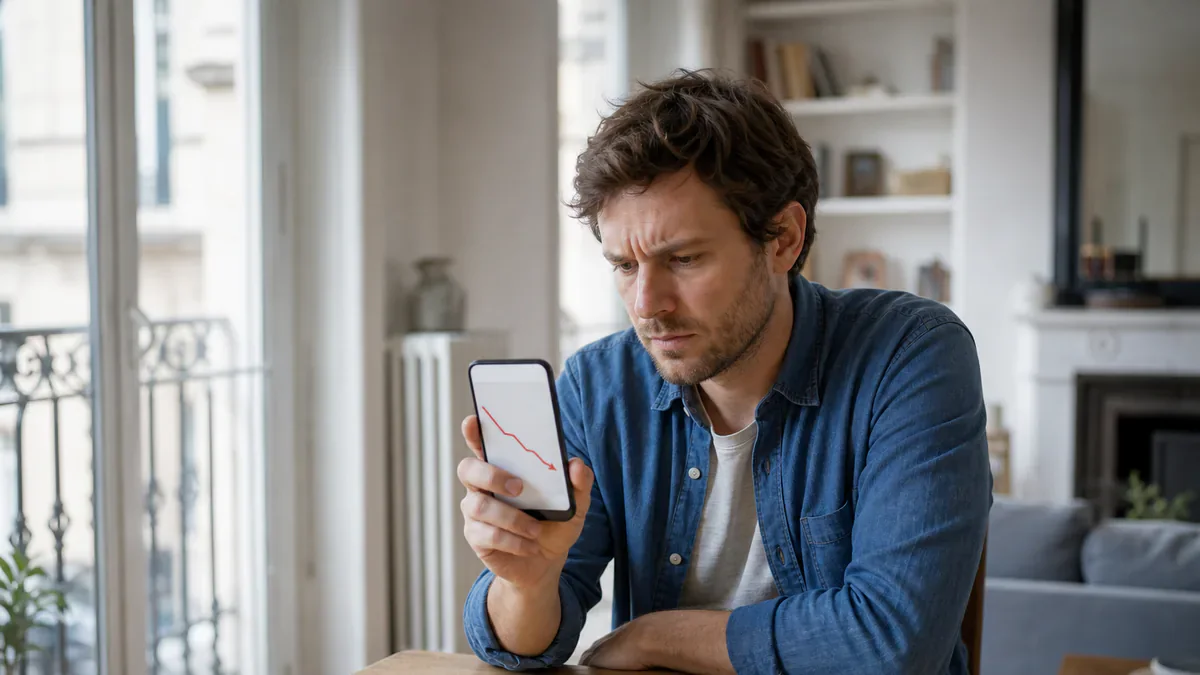 Aversion à la perte : pourquoi une baisse en Bourse fait si mal